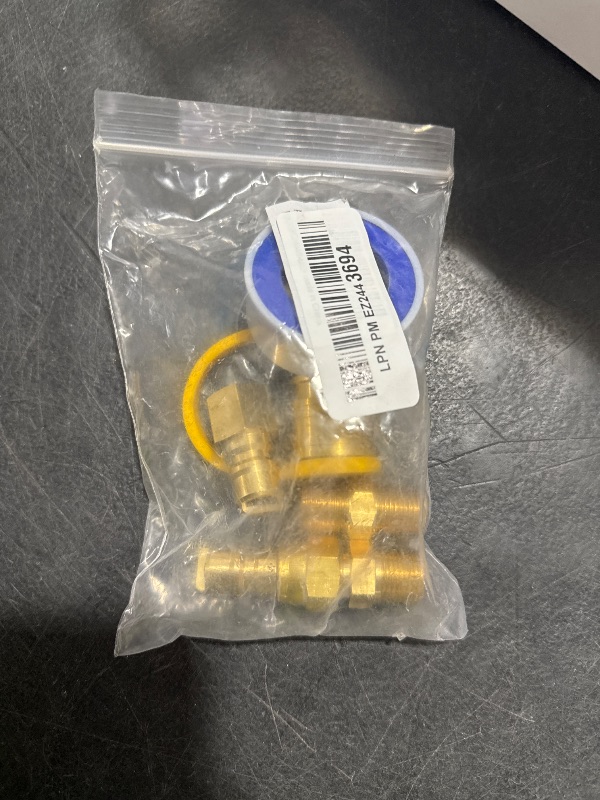 Photo 1 of ATKKE 3/8 Inch Natural Gas Quick Connect Fittings Kit, LP Propane Gas Hose Quick Disconnect Assembly Set for Low Pressure Propane/Natural Gas Systems, 6 Pieces