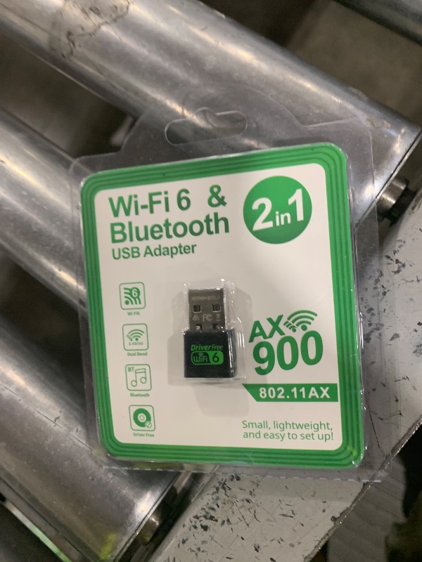 Photo 1 of USB WiFi 6 Bluetooth Adapter 2-in-1 for Desktop PC - AX900Mbps 2.4G/5GHz Dual Band Wireless Network Adapter, BT 5.3, Built-in Driver for Windows 10/11