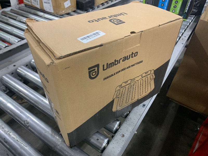 Photo 1 of Umbrauto SUV Air Mattress for Trunk: Upgraded Car Camping Mattress with Flocked Surface and Extra Thick Bottom, Van Sleeping Bed for Back Seat with Pump, Nozzle, Repair Patch, Carry Bag