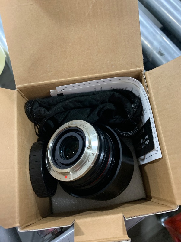 Photo 1 of Rokinon 35mm F1.2 High Speed Wide Angle Lens for Canon EOS M Mount - Black - Canon M