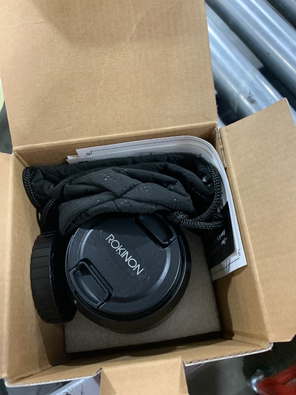 Photo 1 of Rokinon 35mm F1.2 High Speed Wide Angle Lens for Canon EOS M Mount - Black - Canon M