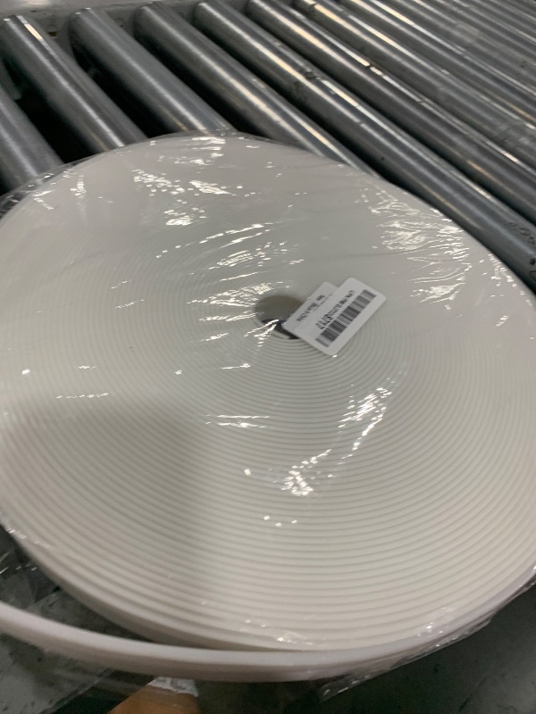 Photo 1 of 1" RV Trim Molding Insert, 100 FT Heavy Duty RV TPE Trim Molding Weather Stripping Exterior Replacement, Waterproof Screw Cover Corner for Camper Travel Trailer Boat Channel, White