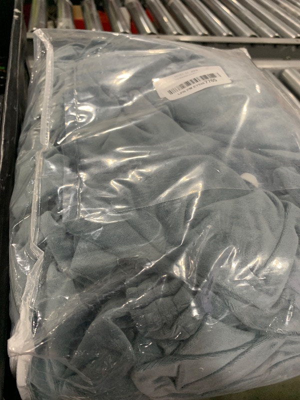 Photo 1 of Velvet T Cushion Sofa Slipcover 4 Pieces Sofa Covers for T Cushion Sofa Soft Couch Cover Sofa Slip Covers Furniture Protector with 3 Individual T Cushion Shape Seat (Stone Blue, Sofa) (LJXSC022)