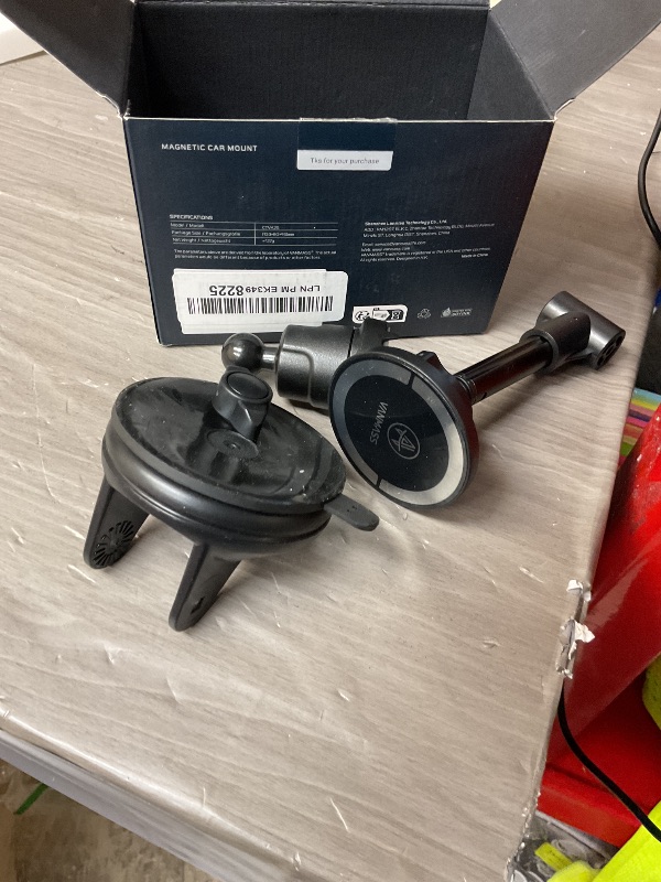 Photo 1 of [Military-Grade]VANMASS for MagSafe Car Mount [2025 Upgraded Strongest Magnets] Magnetic Phone Holder Suction Cell Stand for Dashboard Windshield Vent,Truck Cradle for iPhone 16 15 14 13 12 11 Android