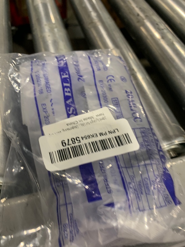 Photo 1 of 20ml Syringe for Liquid, Oral, Scientific Labs, Measurement, Dispensing, with Cap- 3 Pack 20ml Syringes