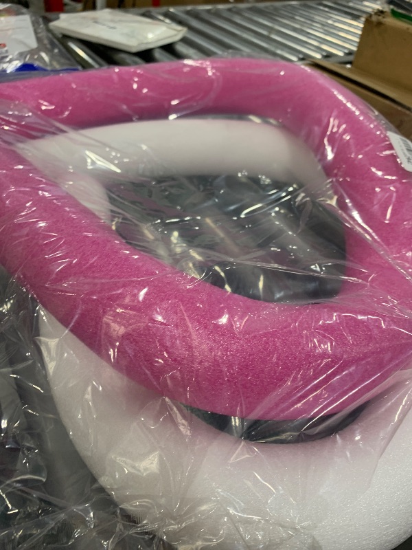 Photo 1 of Floating Pool Noodles Foam Tube, Thick Noodles for Floating in The Swimming Pool, Assorted Colors, 52 Inches Long (Pink/White)