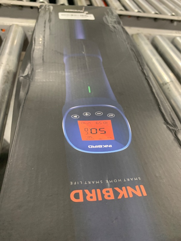 Photo 1 of 2.4G WIFI Sous Vide Cooker Inkbird Sous Vide Machine with APP Control, 1000 Watts Immersion Circulator with APP Recipes Timer Alarm Mobile Notification, 3D Water Fast Heating Ultra-Quiet