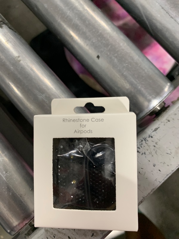 Photo 1 of Sparkly Case Compatible with AirPods 4 Generation(2024) with Keychain,Shockproof Protective Premium Bling Rhinestone Cover Skin for AirPods 4 Charging Case (Black for 4rd)