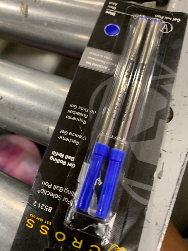 Photo 1 of Cross Selectip Gel Rollerball Pen Refill - Blue - Dual Pack