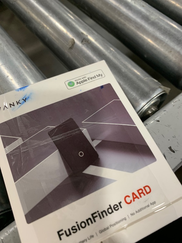 Photo 1 of iVANKY Wallet Tracker Card, Smart Rechargeable Thin Wallet Finder, Works with Apple Find My (iOS Only), Item Finder for Luggage Tags, Passports, Phone, Water Resistant (Android Not Supported)