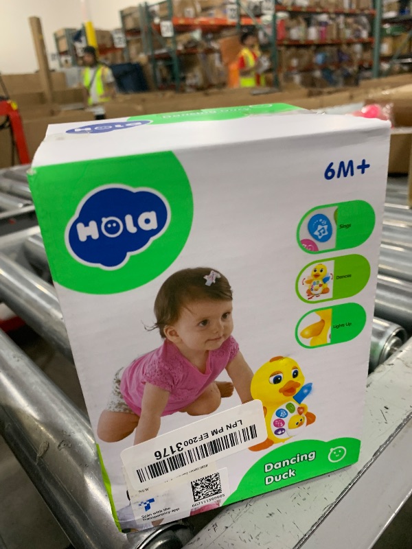Photo 1 of Yiosion Musical Flapping Yellow Duck Interactive Action Educational Learning Walking Light Up Dancing Toy for 1 Year Old Baby Toddler Infant