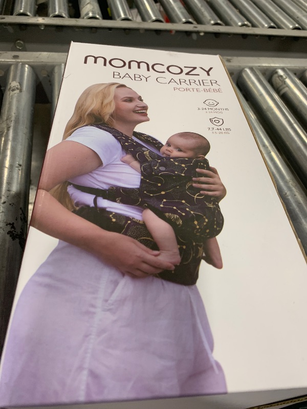 Photo 1 of Momcozy Breathable Mesh Baby Carrier, Ergonomic and Lightweight Infant Carrier for 7-44lbs with Enhanced Lumbar Support, All Day Comfort for Hands-Free Parenting, Air Mesh-Grey