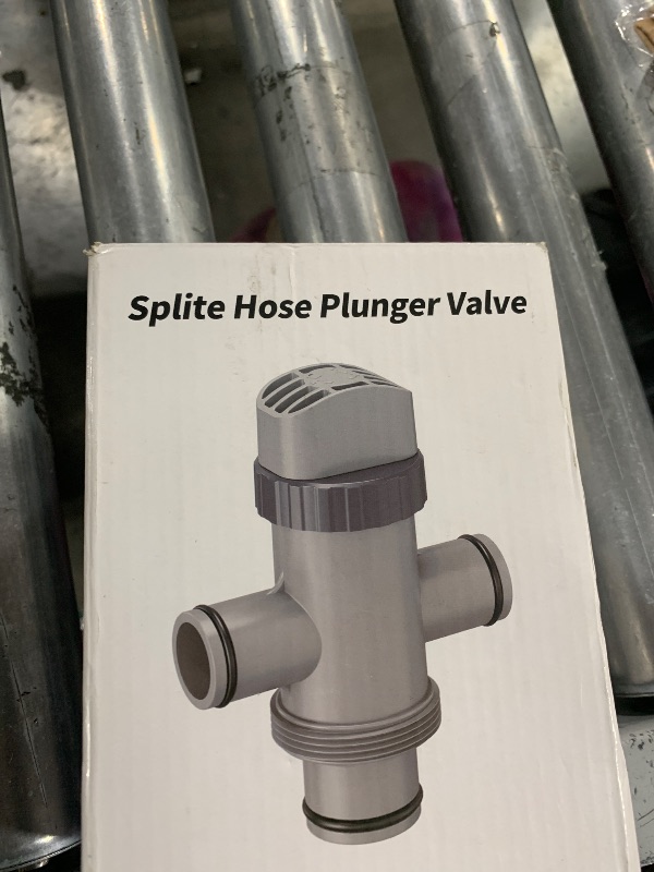 Photo 1 of SHAPON Dual Split Hose Plunger Valve Compatible with Intex Pool Parts and Accessories Replacement for Above Ground Swimming Pool and Pool Filter Pump (1 Pack)