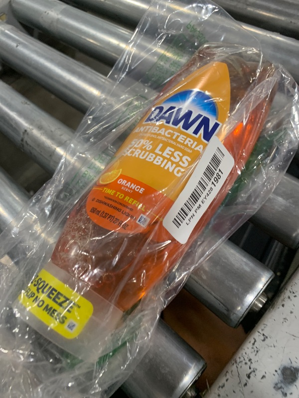 Photo 1 of Dawn Ultra Antibacterial EZ-Squeeze Hand Soap, Orange, 22 Fl Oz