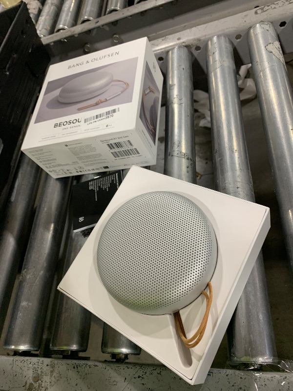 Photo 1 of Bang & Olufsen Beosound A1 (2nd Generation) Wireless Portable Waterproof Bluetooth Speaker with Microphone, Grey Mist