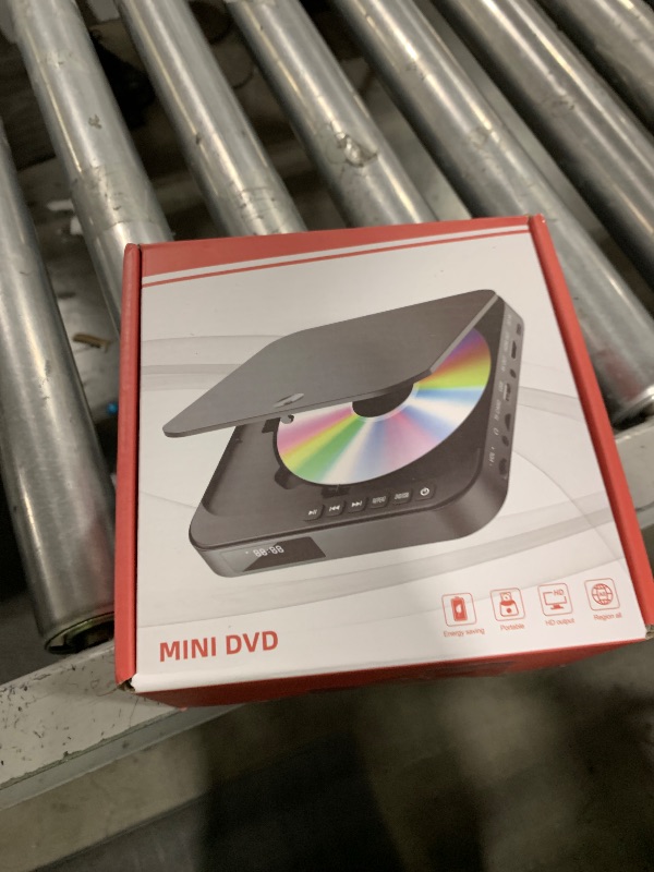 Photo 1 of Mini DVD Player HDMI, DESOBRY 1080P HD Small Compact DVD Player for Smart TV with All Region Free, DVD CD Player with AV Output, USB/TF Card Input, Remote Control, Support PAL/NTSC