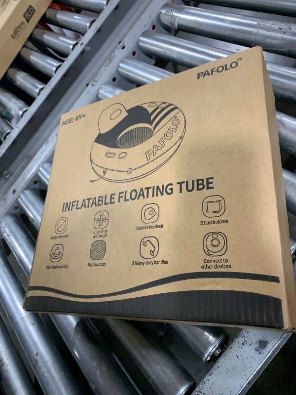 Photo 1 of River Tubes for Floating Heavy Duty, Pool Float Adult, 53" Inflatable Float Tube for Beach Lake Rafting, River Floats with Mesh Bottom