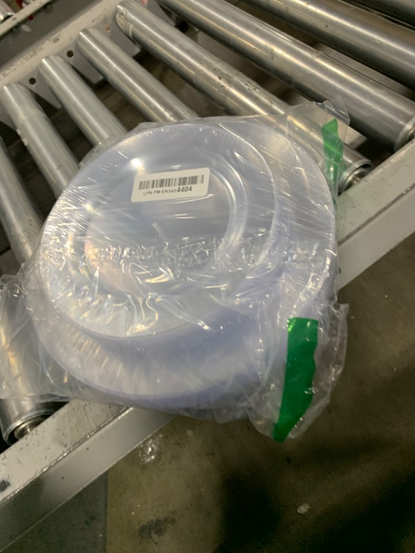 Photo 1 of FLOWERCAT 60PCS Clear Plastic Plates - Disposable Clear Plates Heavy Duty for Party/Wedding/New Year - Include 30PCS 10.25inch Dinner Plates and 30PCS 7.5inch Dessert/Salad Plates