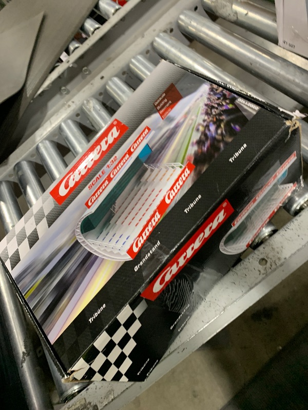 Photo 1 of Carrera USA 20021100 21100 Grandstand Realistic Scenery Accessory for Slot Car Race Track Sets, White
