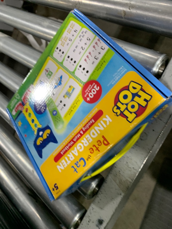 Photo 1 of Educational Insights Hot Dots Pete The Cat Kindergarten Reading & Math Workbook - Kindergarten Workbooks with Interactive Pen, Homeschool Learning Books, Build Early Reading & Math Skills, Ages 5+