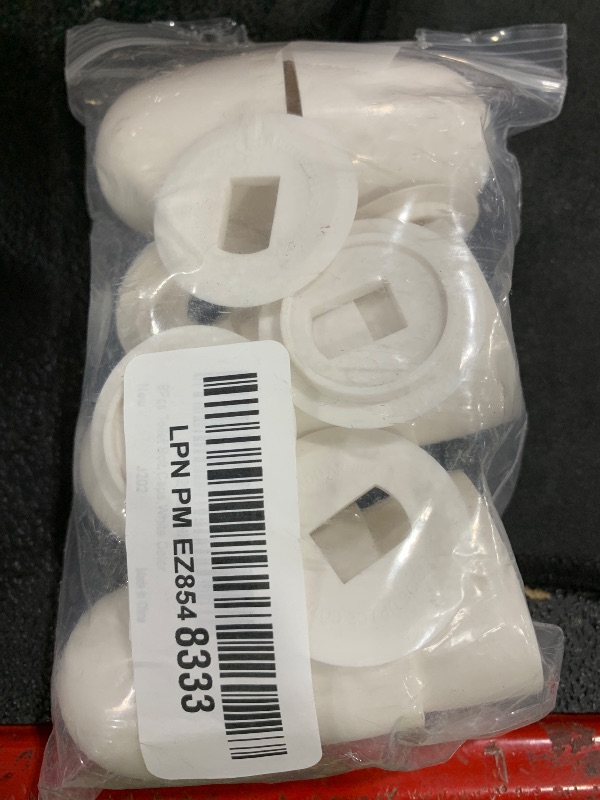 Photo 1 of 8Packs Universal Toilet Bolt Caps, Round Plastic Push-On Toilet Bowl Bolt Caps Covers, with Extra Washers for Easy installation, 1.44 Inch Height, White Color