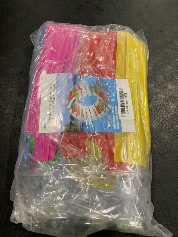 Photo 1 of MorTime Inflatable Roller Float, 40'' Colorful Water Wheel, Swimming Pool Roller Toy for Kids and Adults Outdoors