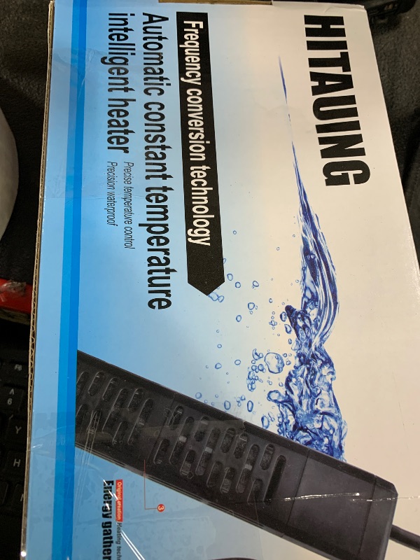Photo 1 of HiTauing Aquarium Heater, 50W/100W/200W/300W/500W Submersible Fish Tank Heater with Over-Temperature Protection and Automatic Power-Off When Leaving Water for Saltwater and Freshwater