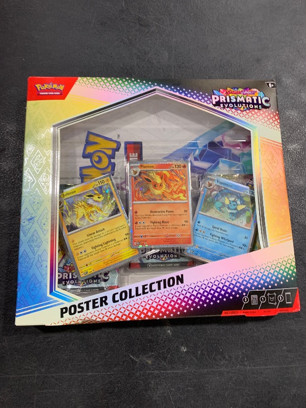 Photo 1 of Pokemon TCG: Scarlet & Violet—Prismatic Evolutions Poster Collection