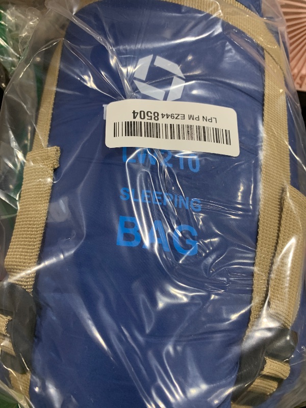Photo 1 of ECOOPRO Warm Weather Sleeping Bag - Portable, Waterproof, Compact Lightweight, Comfort with Compression Sack - Great for Outdoor Camping, Backpacking & Hiking-83 L x 30" W Fits Adults