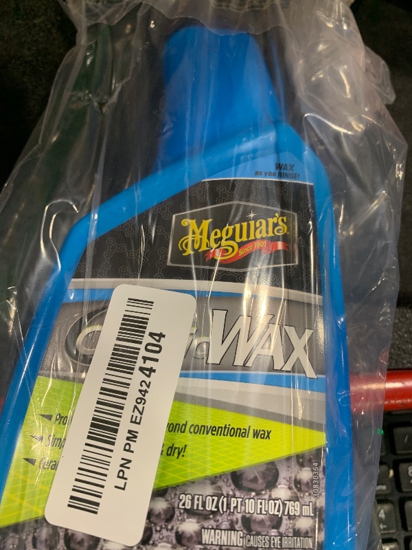 Photo 1 of Meguiar's Hybrid Ceramic Wax, Easy-to-Use Spray Wax for Car Detailing with the Superior Protective Power of Advanced SiO2 Hybrid Barrier Technology, 26 Oz Spray Bottle