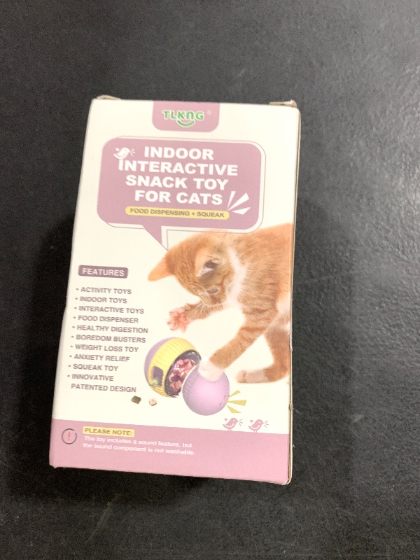 Photo 1 of Cat Interactive Adjustable-Treat Dispensing Toys Lifelike Sandpiper Chirp Tweet Ball (Sound Can Be Turned Off) for Indoor Cats Kitten Puzzle Toy Food Slow Feeder Kitty Mind Game UV5