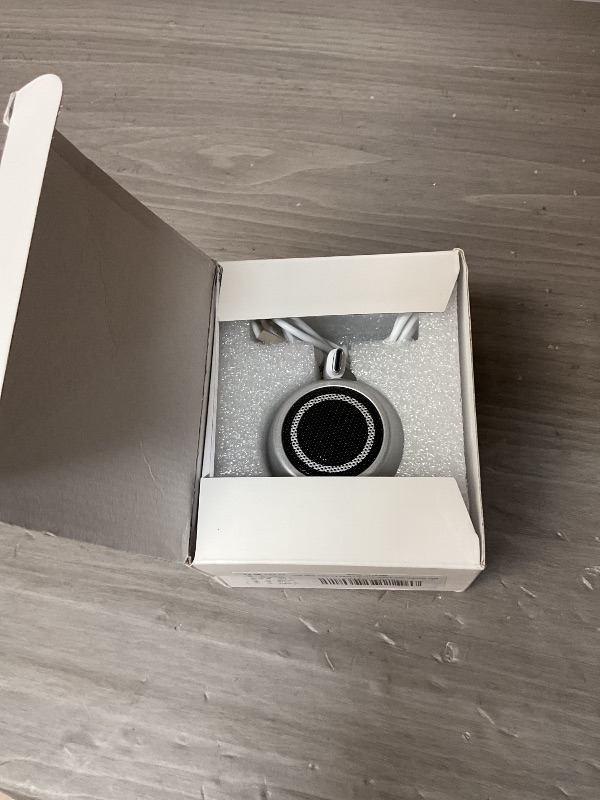 Photo 1 of Mini Speaker with 3.5mm Aux Input Jack, 3W Loud Portable Speaker for iPhone iPod iPad Cellphone Tablet Laptop, with USB Rechargeable Battery, Gift Choice for Kids, Silver