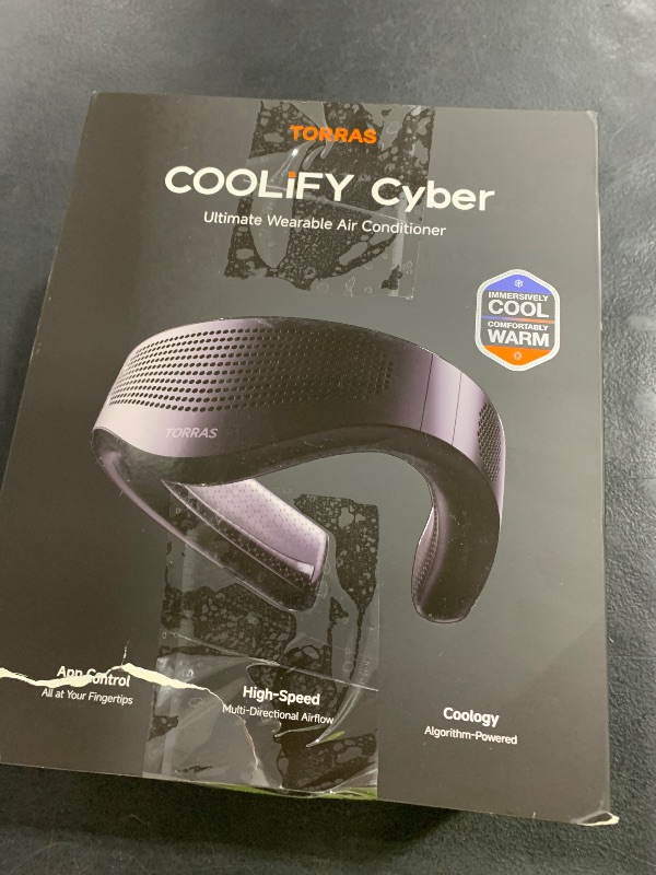 Photo 1 of TORRAS 2025 Top Al Neck Fan Air Conditioner Coolify Cyber, Portable Neck Fans that Blow Cold Air?No.1 Coolest & 720° Immersive Cooling? Personal AC Rechargeable for Outdoor/Indoor. Gifts for Dad/Mom