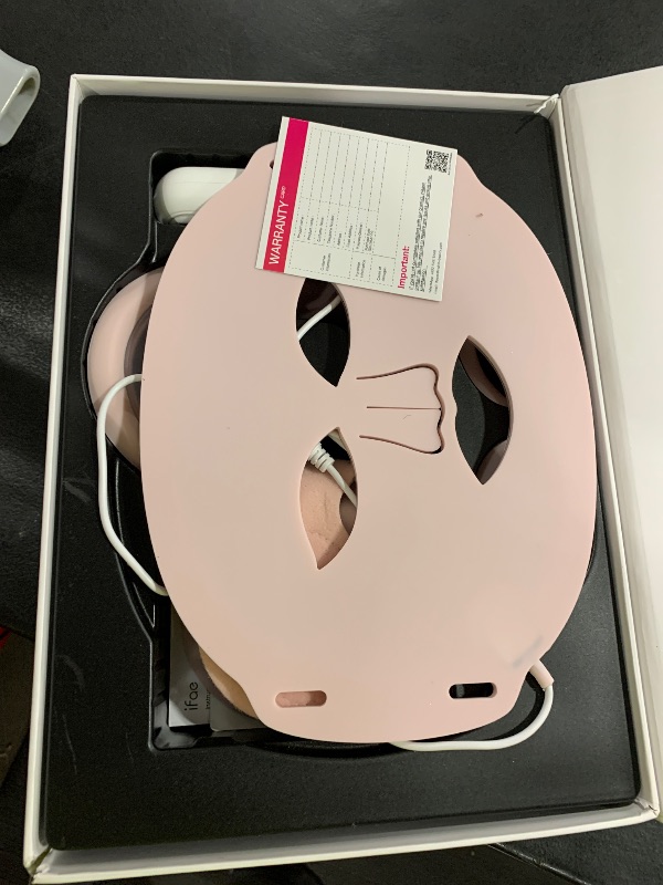 Photo 1 of IFAE Red Light Therapy Mask for Face and Neck, 7 Colors Led Face Mask Light Therapy with Eye Protection and Remote, Rechargeable Ergonomic Design for True Anti-Aging Skincare at Home