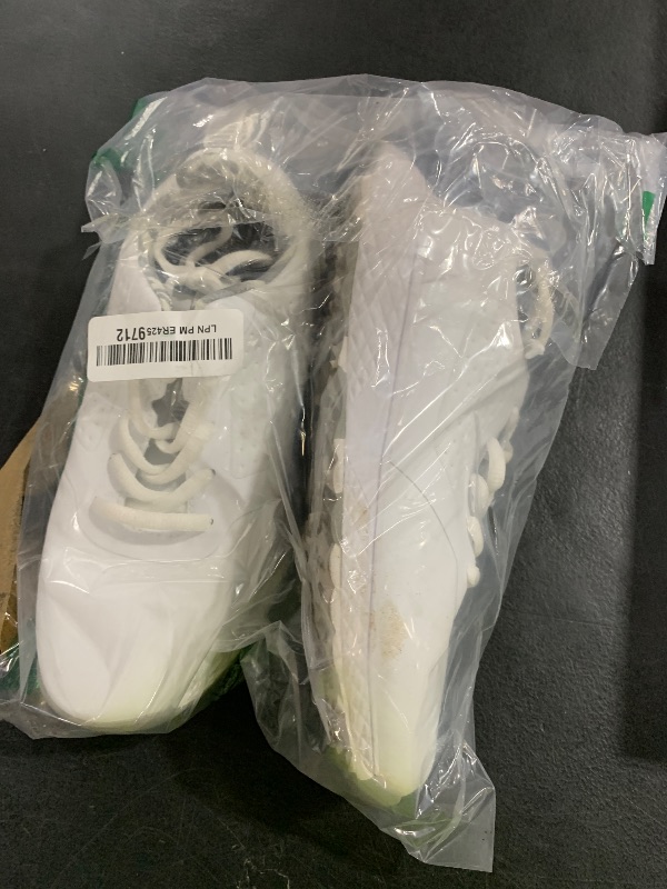 Photo 1 of ULTIANT Women Golf Shoes Spikeless Waterproof Golf Sport Sneakers Size5-9.5(White_Grey,37)