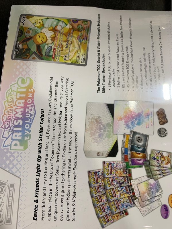 Photo 1 of Pokemon TCG: Scarlet & Violet—Prismatic Evolutions Elite Trainer Box