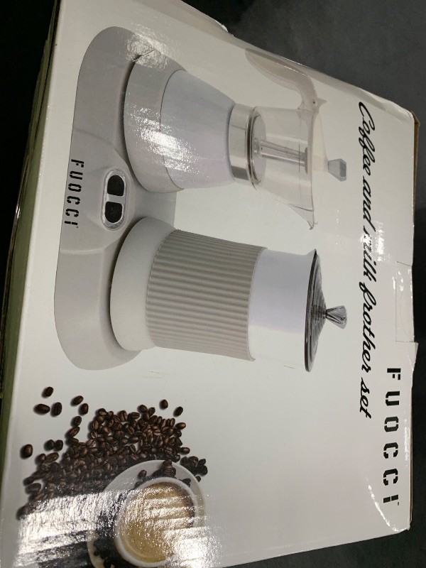 Photo 1 of FUOCCI Espresso Maker With Milk Frother; 3 Cups Italian Coffee Maker; Electric Moka Pot And Frother For Cappuccino, Mocha, Latte Macchiato Cuban Coffee Maker Electric Cafeteras Electricas Modernas