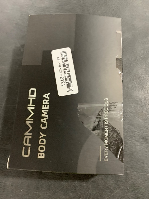 Photo 1 of CAMMHD V8-128GB 4K Body Camera with Audio and Video Recording, 2160P Body Cam Two Battery 4400mAh Work 14H, H.265 Video Recorder, IP68 Waterproof, Night Vision Police Body Camera with Charging Dock