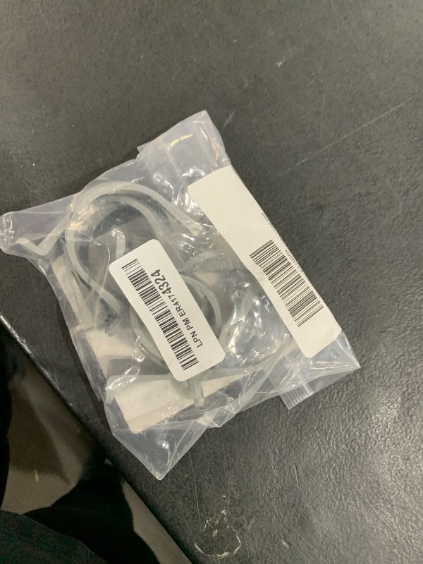 Photo 1 of Bonsicoky 6 Pcs 1-1/2 Inch PVC Pipe Straps, Two Hole Plastic Straps Plastic Conduit Strap for PVC Pipes Conduit Cables