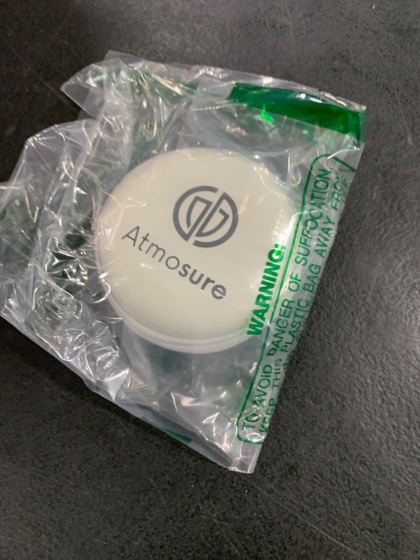 Photo 1 of ATMOSURE Air Tube Headphones — Anti Radiation EMF Free Headphones (3.5mm Jack) — with Microphone, Volume Control, Clipper, Ear Tips and Carry Case