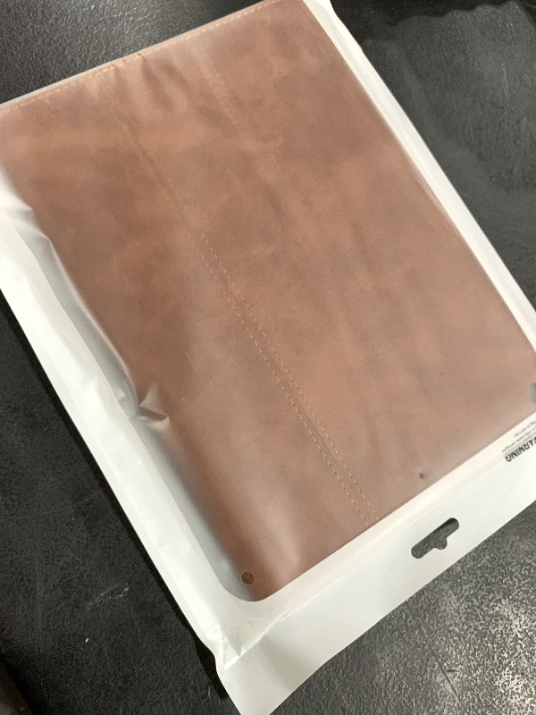 Photo 1 of NANRUIL for Ipad Case 10.2-inch 9th/8th/7th Gen Genuine Leather Cover Protective Shell for 2021/2020/2019,Auto Wake/Sleep.Brown