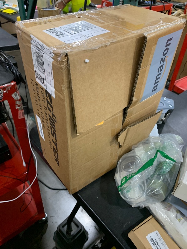 Photo 1 of 12 FT Trampoline Replacement Safety Enclosure Net for 6 Straight Poles Round Frame Trampolines, Breathable and Weather-Resistant with Adjustable Straps(NET ONLY)