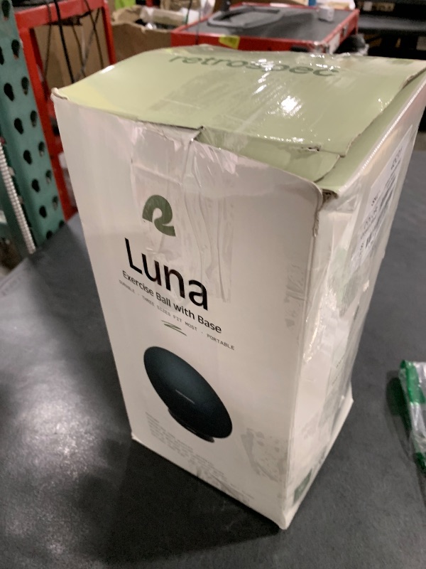 Photo 1 of Retrospec Luna Exercise Ball with Pump - Anti-Burst Fitness Equipment for Yoga, Core Training & Stability - Home Gym Swiss Ball for Office & Pregnancy