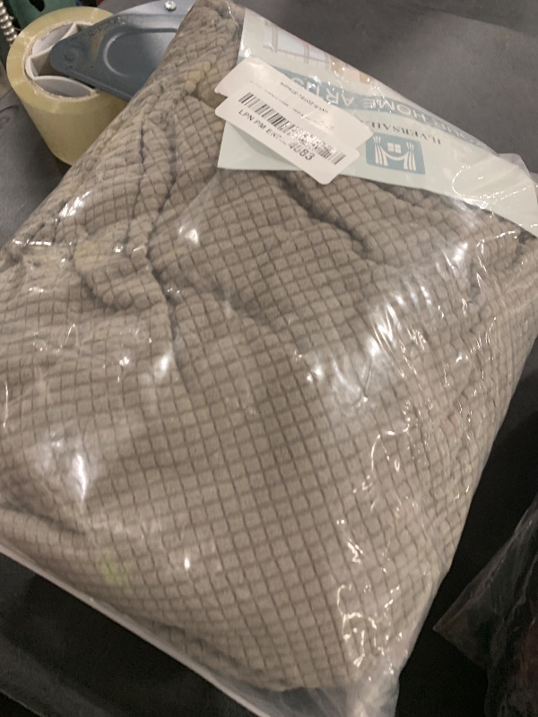 Photo 1 of H.VERSAILTEX Super Stretch Stylish Cushions Covers/Furniture Cover Spandex Jacquard Small Checked Pattern Super Soft Slipcover Washable Individual