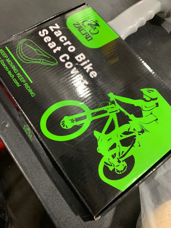 Photo 1 of Zacro Bike Seat Cushion - Gel Padded Cover for Men Women Comfort, Extra Soft Exercise Bicycle Compatible with Peloton, Stationary or Cruiser Seats