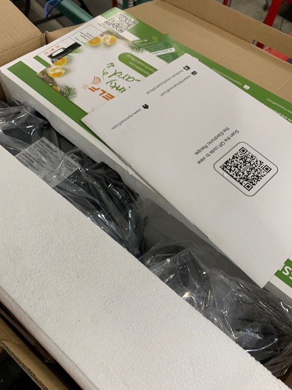 Photo 1 of Juicer Machines, ECOSELF Large Feed Chute for Family Needs, Professional Hands Free Cold Press Juicer For Whole Fruits & Vegetables, Self Feeding for Juice Extractor Machine, Easy to Clean