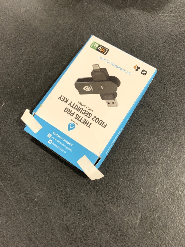 Photo 1 of Thetis Pro FIDO2 Security Key Passkey with Complex Pin [PinPlex], Hardware Device Supports USB A, Type C &NFC, TOTP/HOTP Authenticator APP, PIV Certificates, FIDO 2.0 Two Factor Authentication 2FA MFA