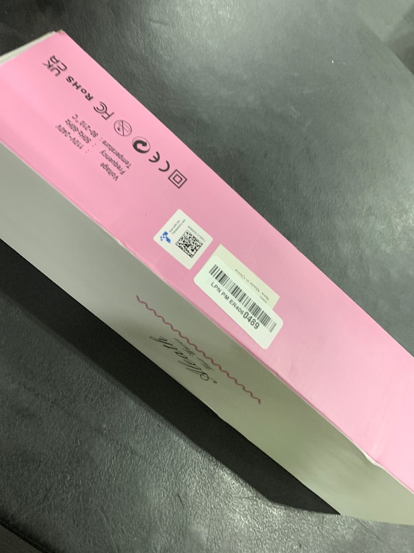 Photo 1 of 3 Barrel Curling Iron Hair Crimper: Birthday Gifts for Women Aleath Dual Voltage Adjustable Temperature Three Barrels Hair Waver - Ceramic 1 inch Curler Wand