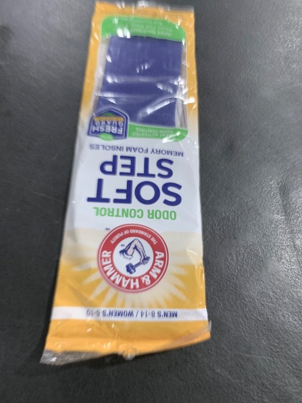 Photo 1 of Arm & Hammer Soft Step Memory Foam Insoles (M 8-14/W 6-10)