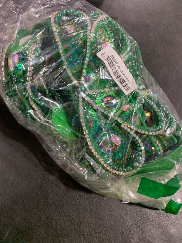 Photo 1 of ROYAL SMEELA Belly Dance Costume for Women Sexy Tribal Belly Dance Bra and Belt Professional Dancing Outfit Carnival Bra Belt Green